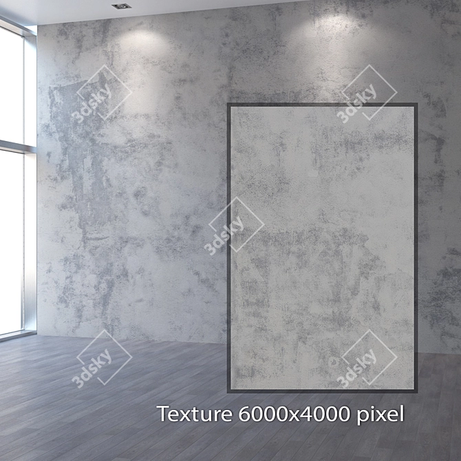 Seamless 4K Plaster Texture 3D model image 2