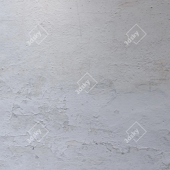 Seamless Plaster Texture 4K 3D model image 3