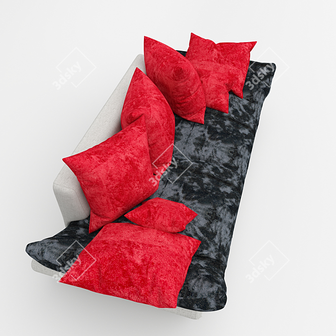 Modern Avignon Sofa 3D model image 2