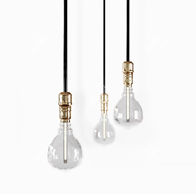 Modern Classic Bulb Lamp 3D model image 1