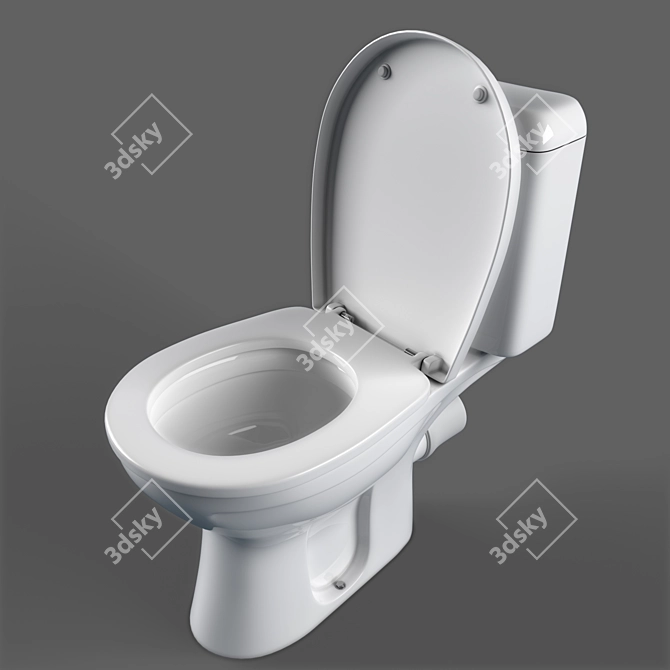 Modern Keramag Renova Floor Toilet 3D model image 1