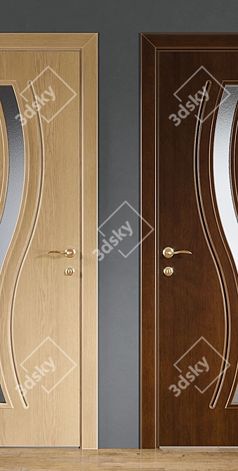 Classic Elegance Door #051 3D model image 2