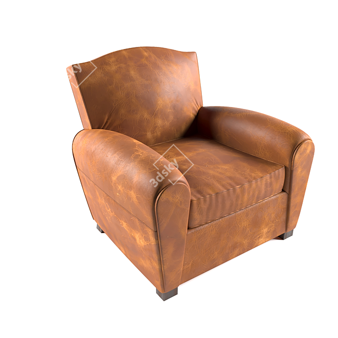Classic Style Armchair: Harrison 3D model image 1