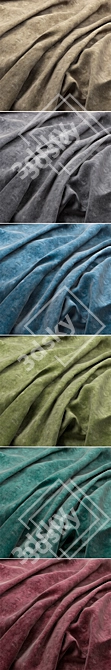 Luxurious Suede Fabric Collection 3D model image 3