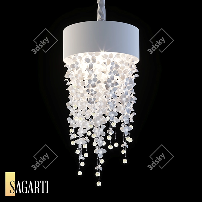 Ammi Suspension Lamp: Elegantly Designed, Premium Quality 3D model image 1