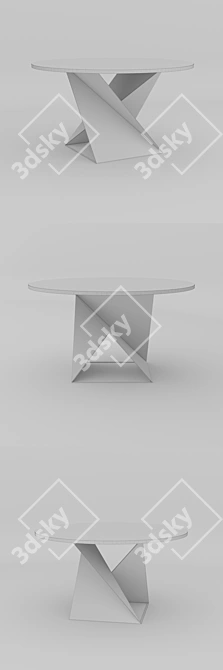 Modern Natisa Cube Table 3D model image 3