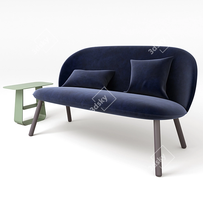 ACE Sofa: Modern and Stylish Comfort 3D model image 1