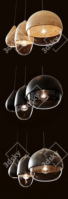 Thero Lamps: Stylish Lighting Options 3D model image 2