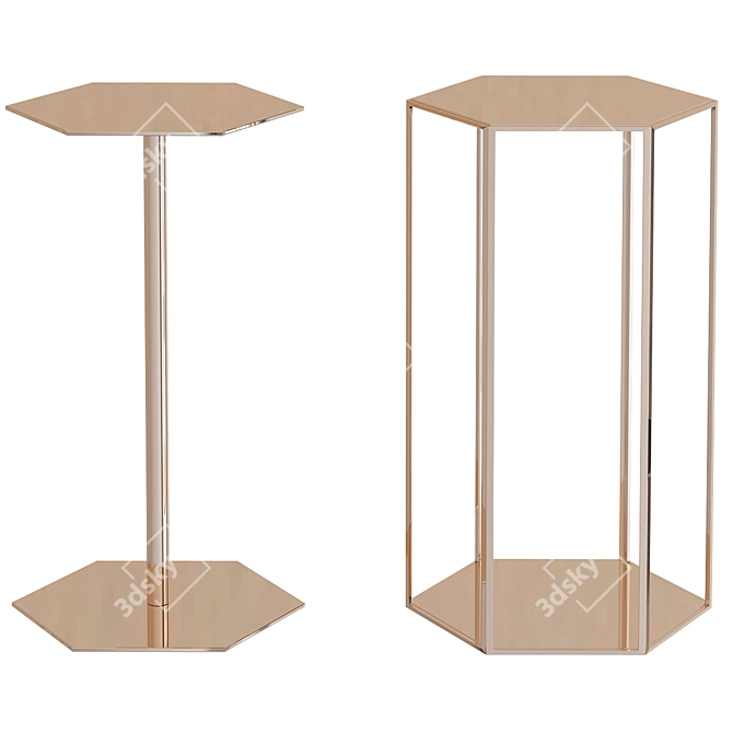 Elegant Minotti Coffee Tables 3D model image 3