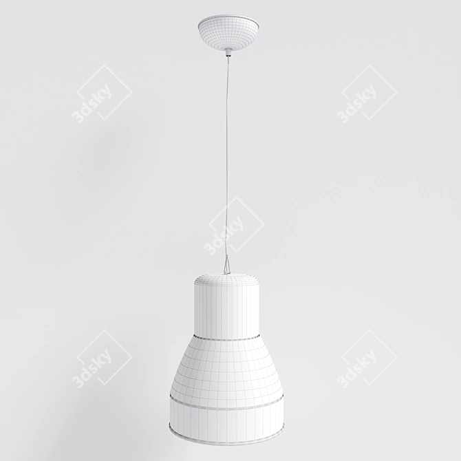 Bronze Pendant Light 3D model image 2