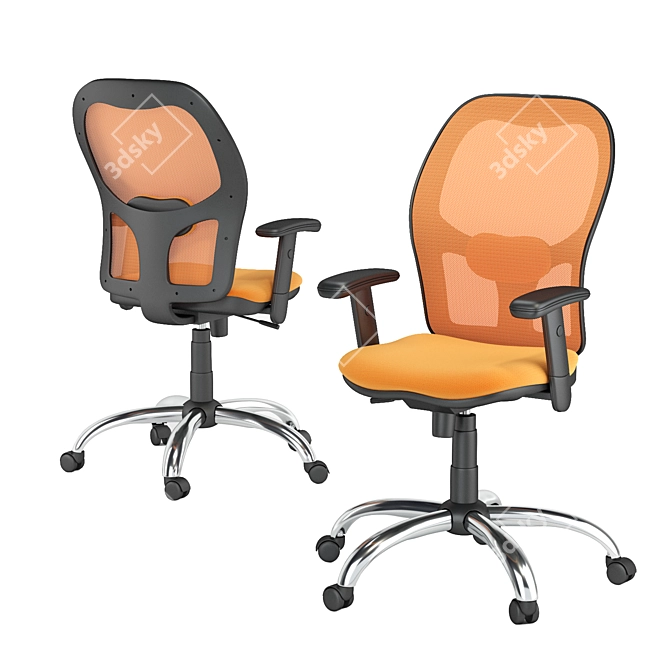 Modern MASTER net GTR Chair 3D model image 1