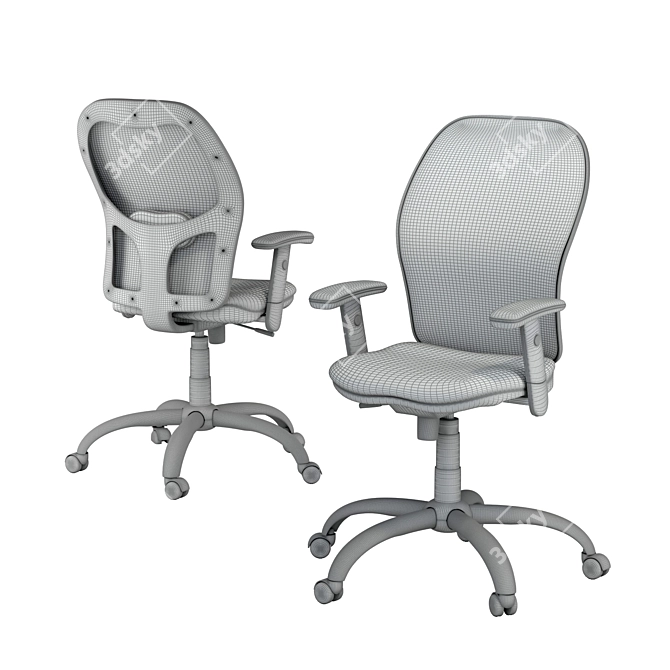 Modern MASTER net GTR Chair 3D model image 3