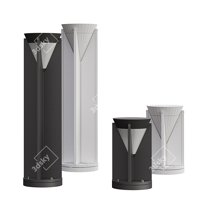 Thorn Bollard Avenue Light 3D model image 3