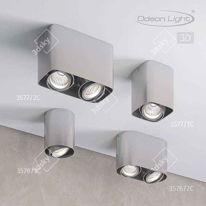 MONTALA Ceiling Surface Light Fixture 3D model image 1