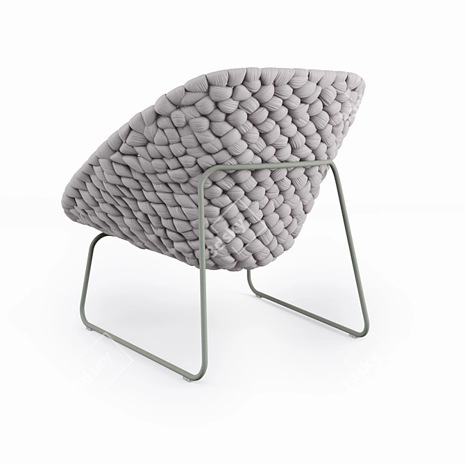 Elegant Outdoor Seating: Paola Lenti Shito 3D model image 2