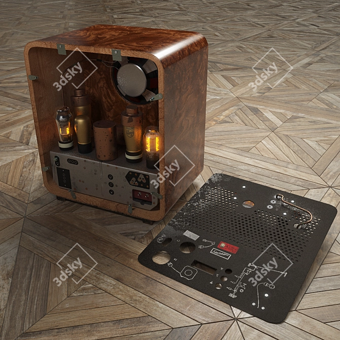 Philips 873A Portable Radio 3D model image 3