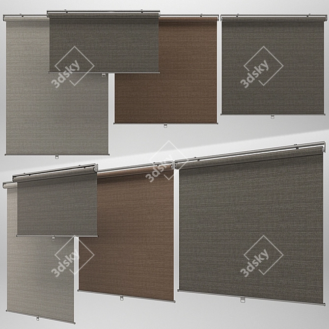 Adjustable Roller Blinds - IKEA 3D model image 1