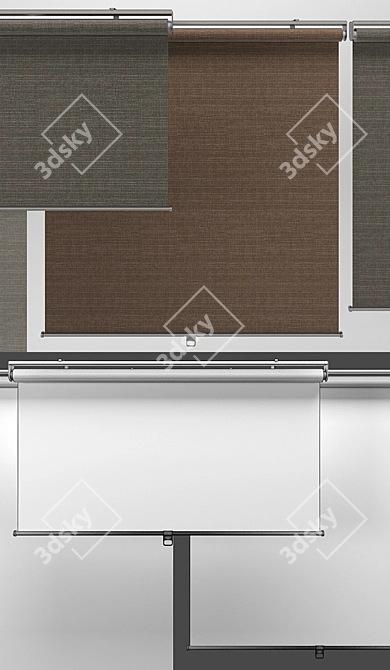 Adjustable Roller Blinds - IKEA 3D model image 3