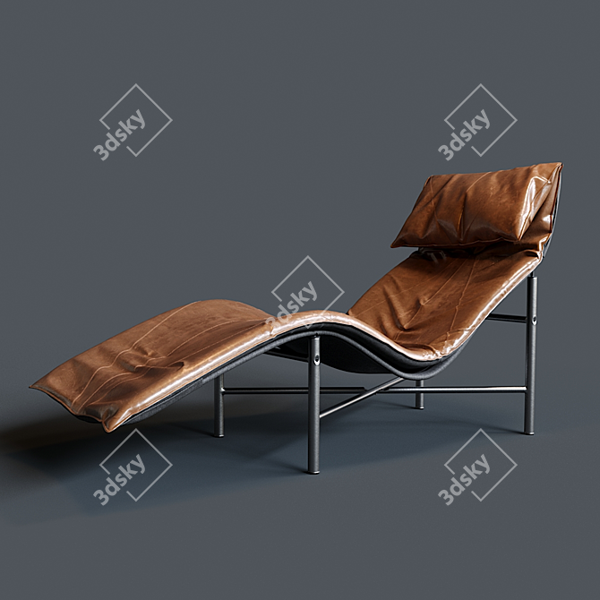 Tord Bjorklund Skye Lounge Chair: Sleek and Comfortable 3D model image 1