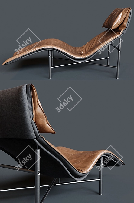 Tord Bjorklund Skye Lounge Chair: Sleek and Comfortable 3D model image 2