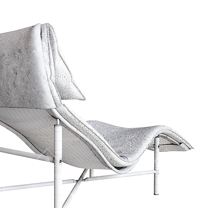 Tord Bjorklund Skye Lounge Chair: Sleek and Comfortable 3D model image 3