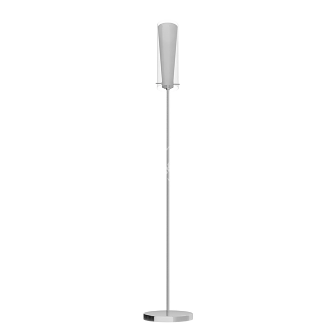 Elegant PINTO Floor Lamp 3D model image 1