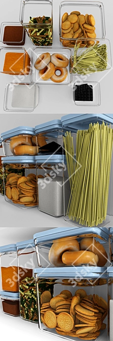 Complete Kitchen Set: Essential Accessories for a Stylish and Functional Kitchen 3D model image 2