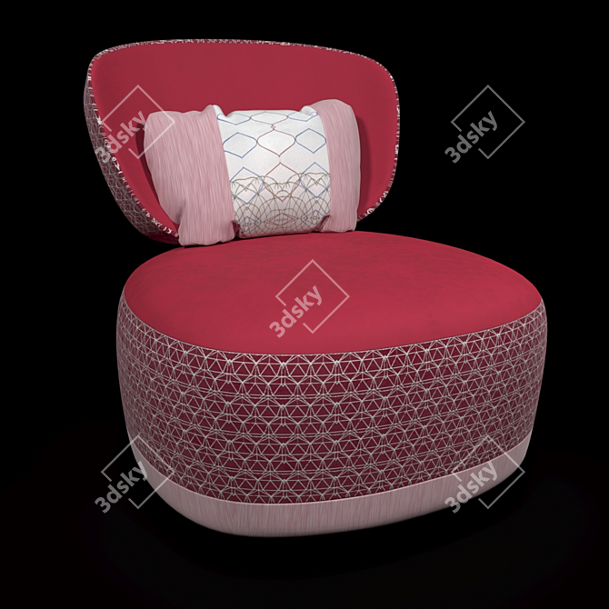 Modern Comfort: Juju Armchair by Moroso 3D model image 1