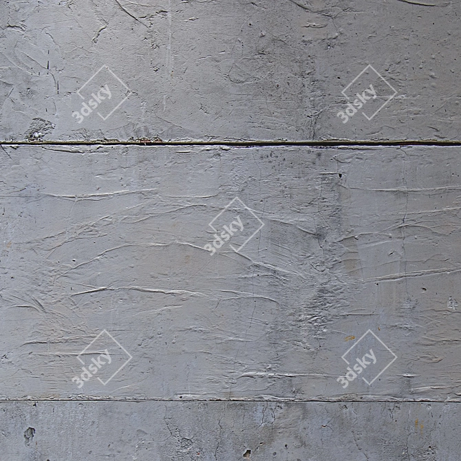 Seamless Concrete Wall Texture 3D model image 3