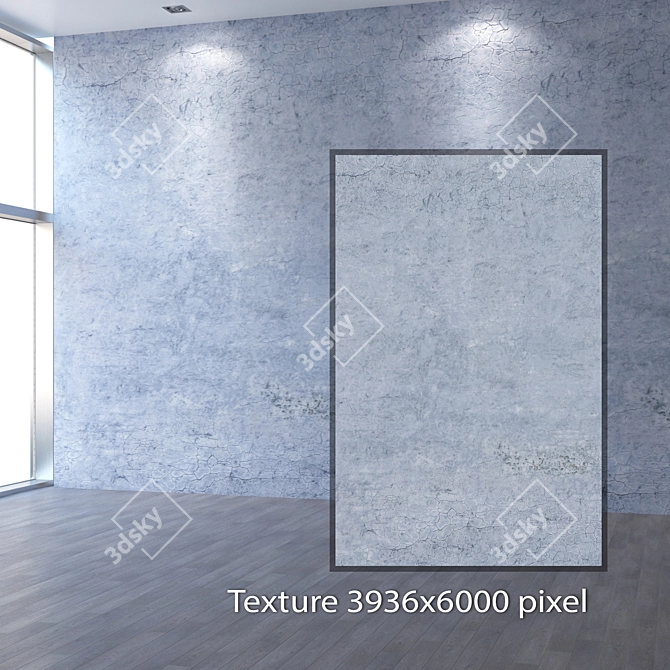 Seamless 4K Plaster Texture 3D model image 2