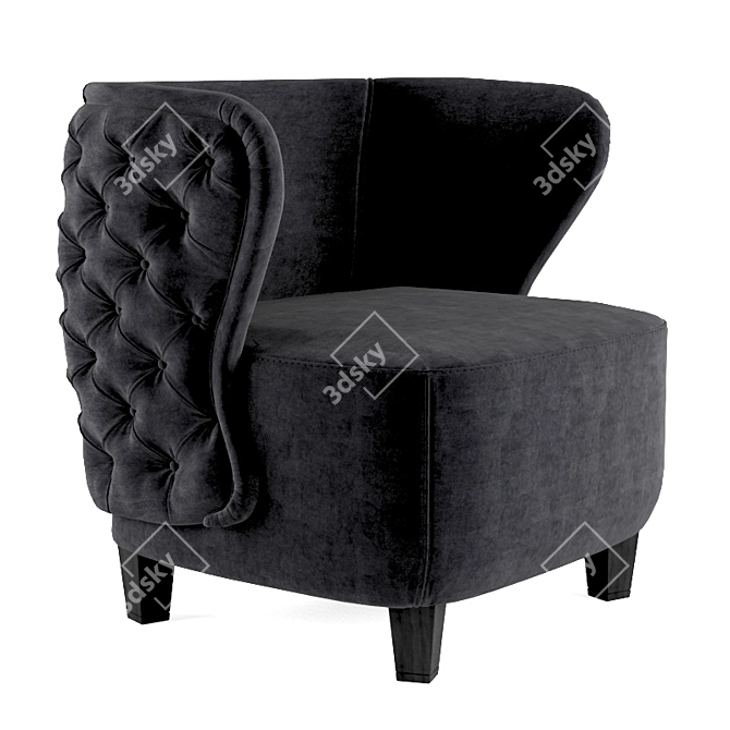 Heritage Annabelle Accent Chair 3D model image 1
