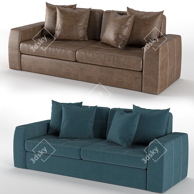 Stylish Hema Sofa for Modern Living 3D model image 1