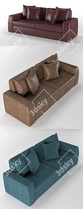 Stylish Hema Sofa for Modern Living 3D model image 2