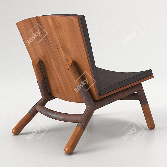 Contemporary Java Chair 3D model image 2