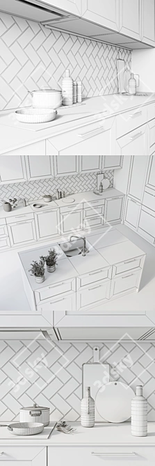 Nolte Frame - Sleek Kitchen Essentials 3D model image 3