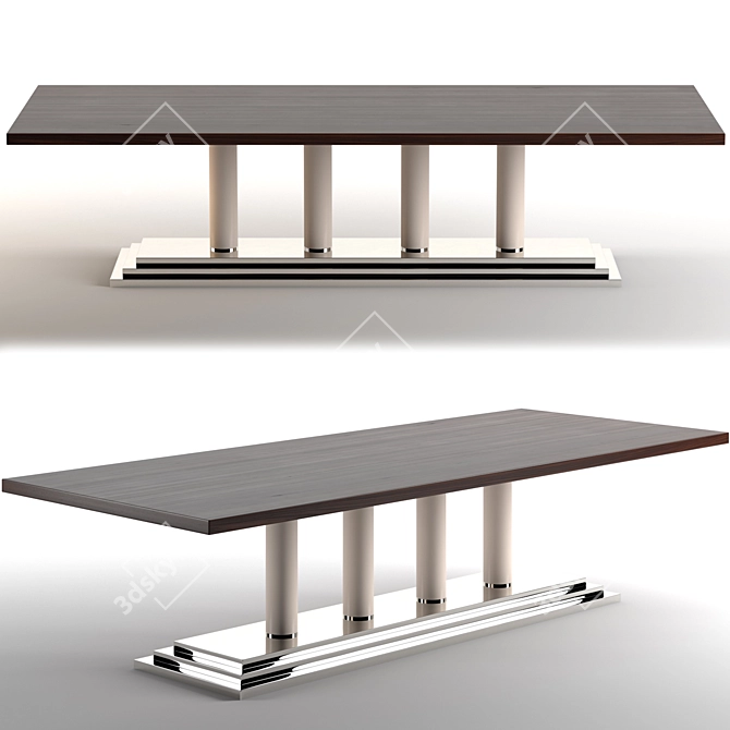 Eraclito Heritage Table: Elegant, Functional, and High-Quality 3D model image 1