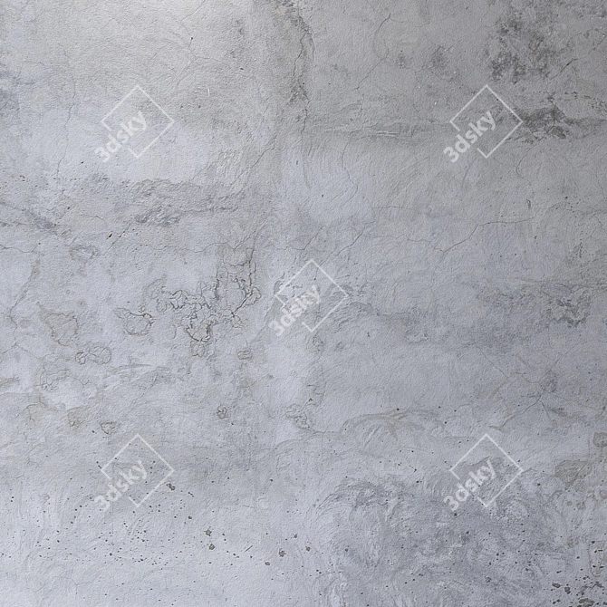 Seamless Concrete Wall Texture 3D model image 3