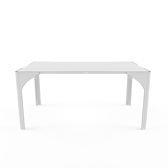 Sleek Klem Table 3D model image 2