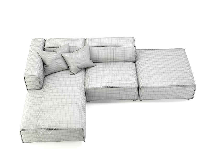 Modern Boconcept Carmo Sectional 3D model image 3