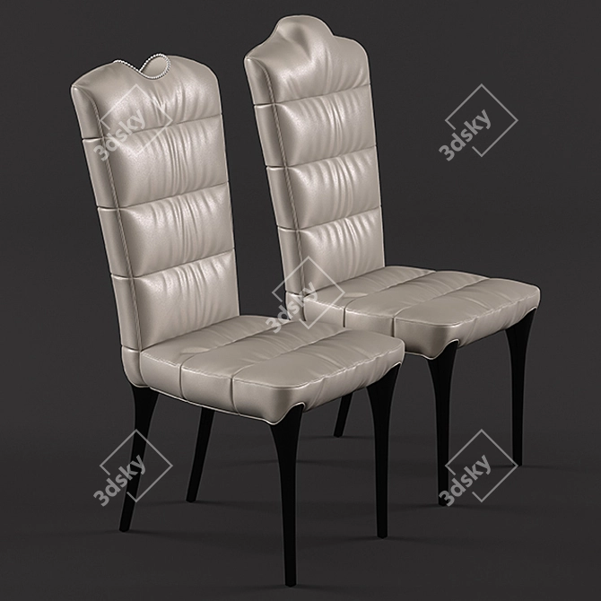 Colombostile Montmartre Designer Dining Set 3D model image 2