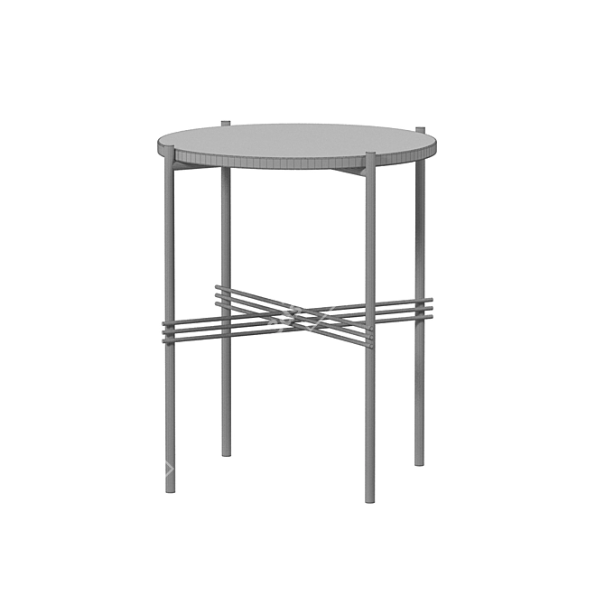 Versatile Gubi TS Table Set | Multiple Sizes & Finishes 3D model image 3