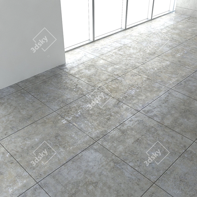 Seamless 4K Concrete Texture 3D model image 3