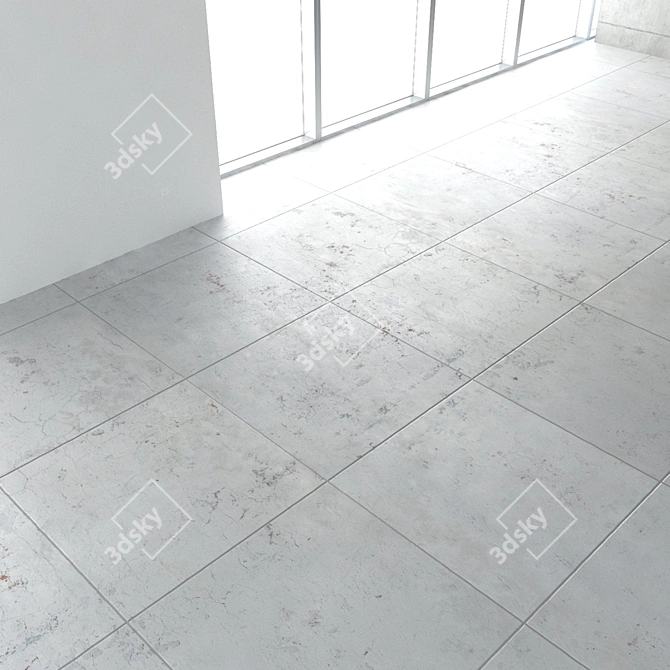 Seamless Concrete Flooring 3D model image 3