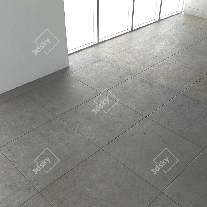 Seamless Concrete Floor 3D model image 3