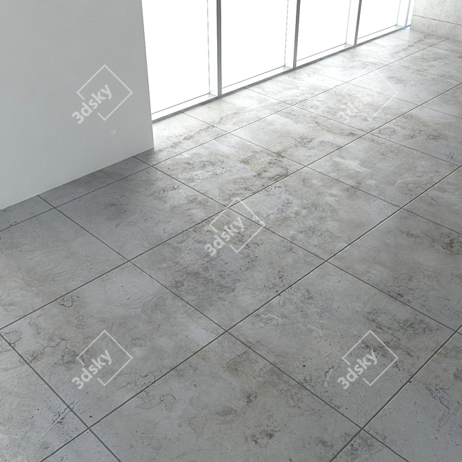 Seamless Concrete Floor 3D model image 3