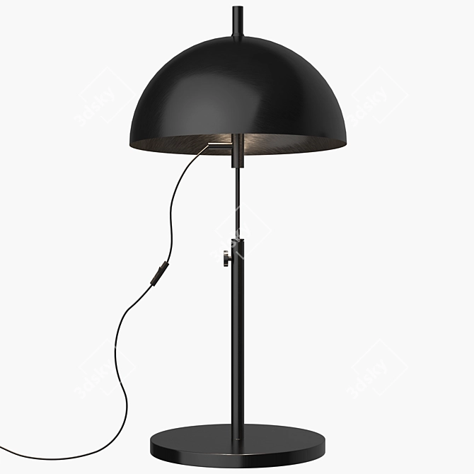 Versatile Bedroom and Study Lamp 3D model image 1