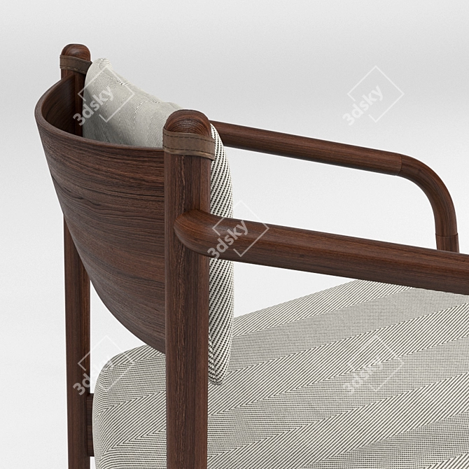 Elegant Dutchbone Torrance Chairs 3D model image 2