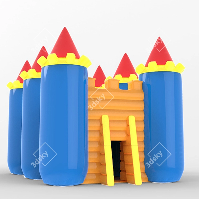 Playland Inflatable Playground 3D model image 1