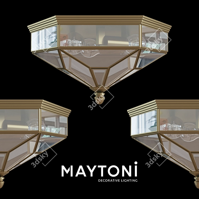 Maytoni Zeil House Wall-Ceiling Lamp 3D model image 2