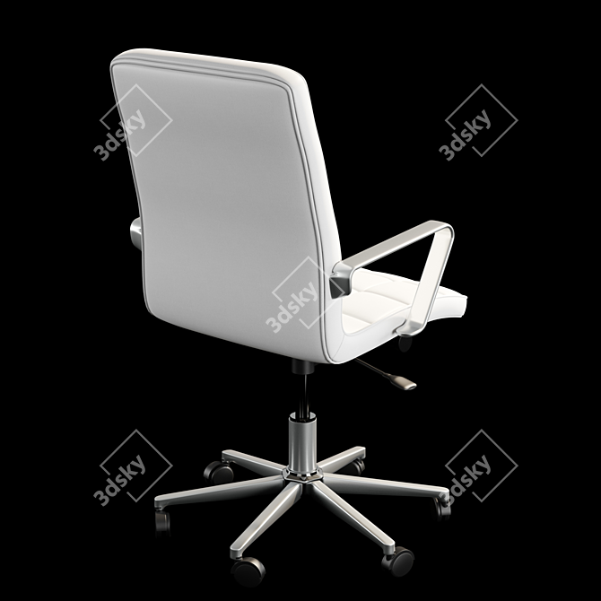 Elevated Ergonomic Office Chair 3D model image 2